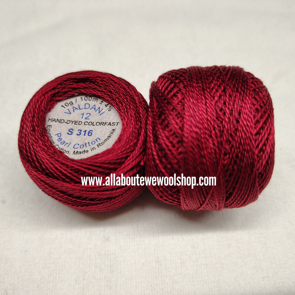 S316 #12 Valdani Perle Cotton Thread