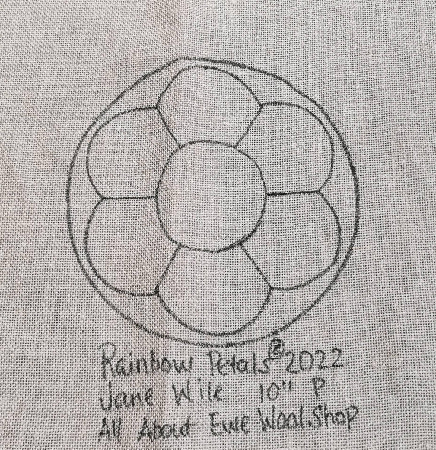 RAINBOW PETALS Pattern - All About Ewe Wool Shop