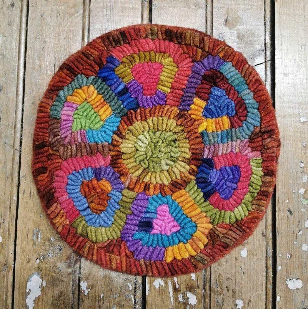 RAINBOW PETALS Pattern - All About Ewe Wool Shop