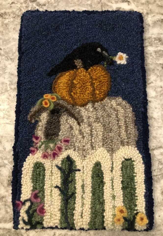 What's Up, Ewe? Pattern on Monks Cloth