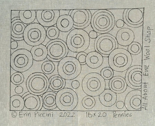 PENNIES Pattern - All About Ewe Wool Shop
