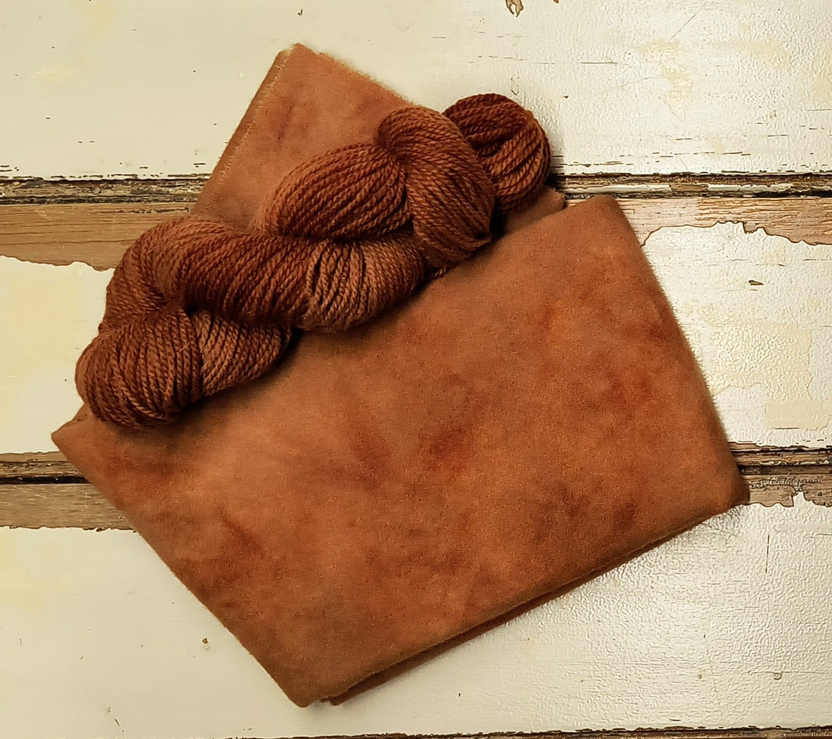 Rusty Pumpkin Hand Dyed Wool Yarn (Wholesale)