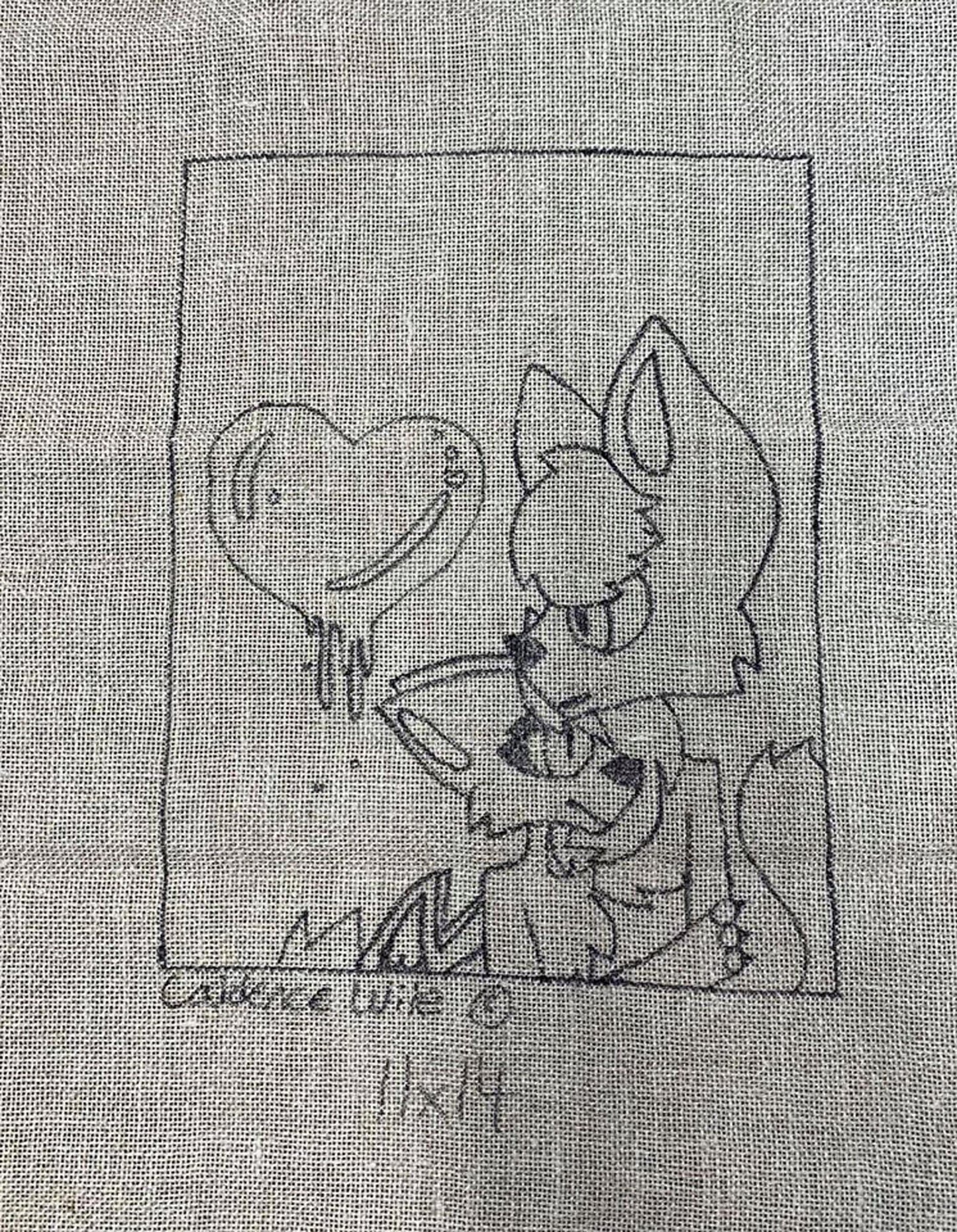 LOVE Pattern - All About Ewe Wool Shop