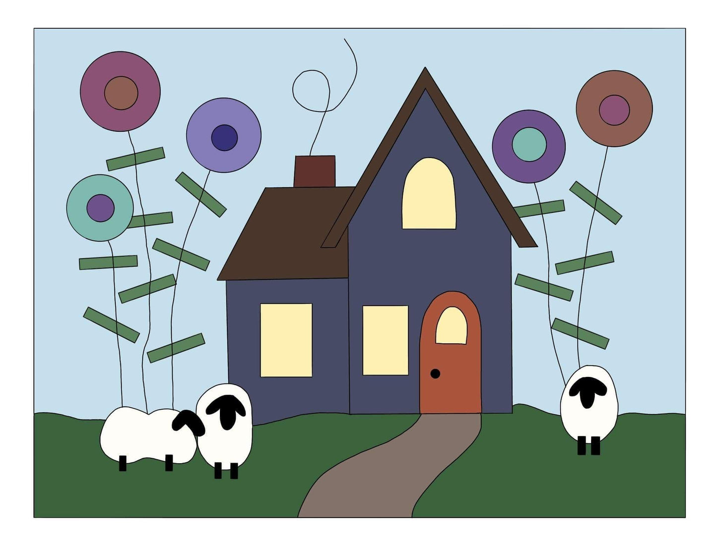 WELCOME HOME Pattern - All About Ewe Wool Shop
