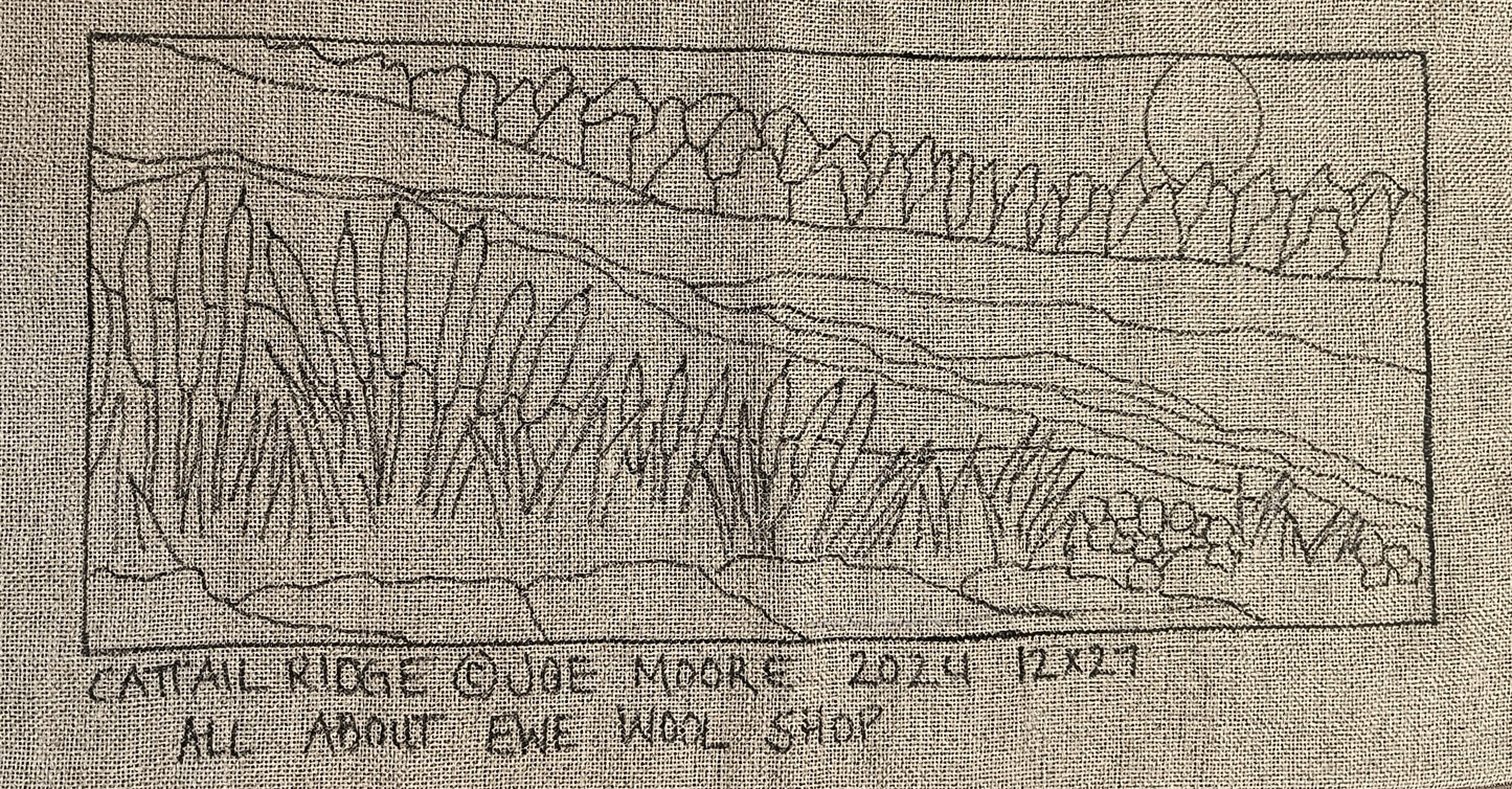 Cattail Ridge Pattern on Monks Cloth