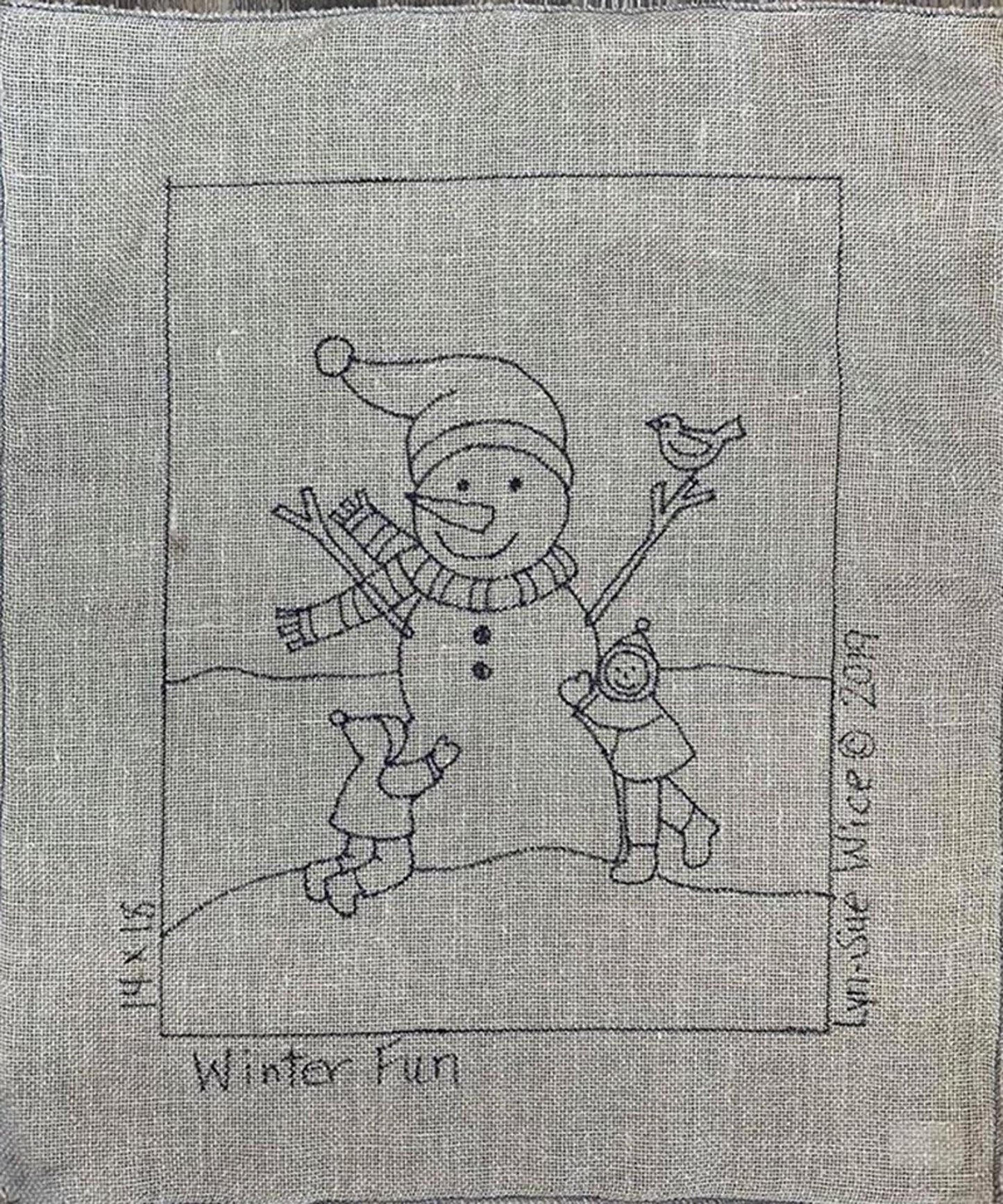 WINTER FUN Pattern - All About Ewe Wool Shop