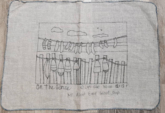 ON THE FENCE Pattern - All About Ewe Wool Shop