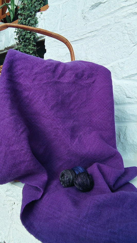 Brilliant Violet Hand Dyed GnP Wool
