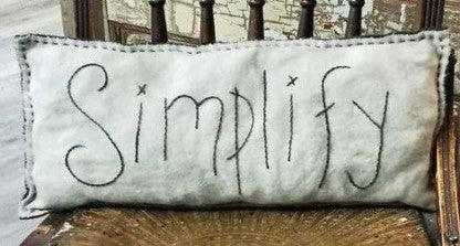 A Simple Pillow Digital Download - All About Ewe Wool Shop