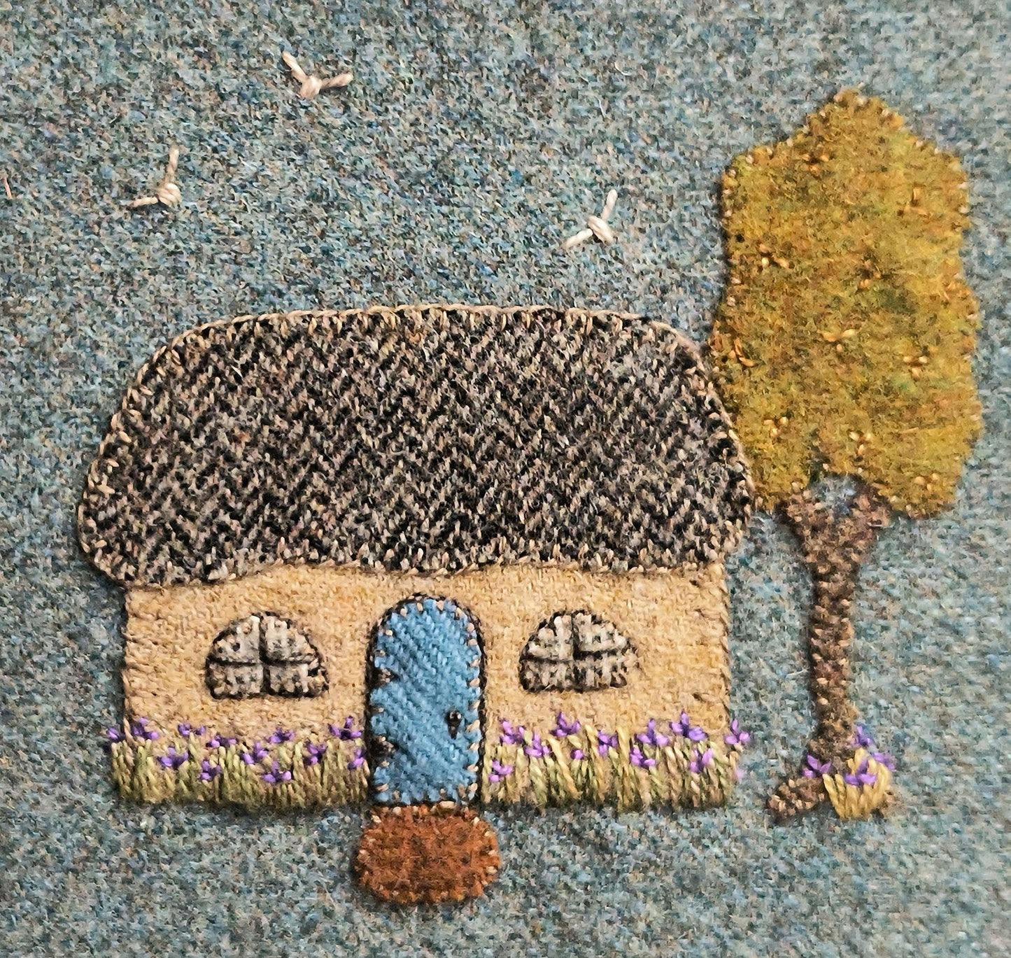 Old French Cottage Kit - Block 10 of French Country Farm - All About Ewe Wool Shop