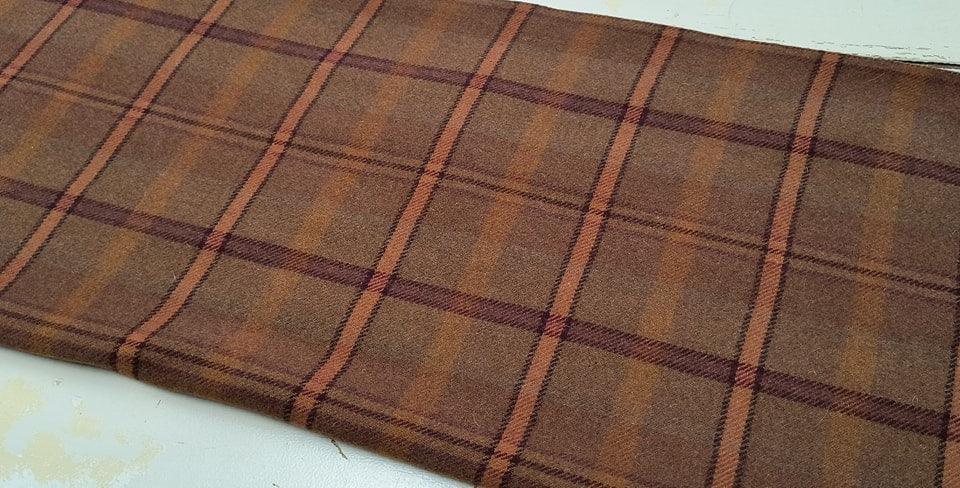 Quarter Yard Wool Off The Bolt | Orange/Rust 105 - All About Ewe Wool Shop