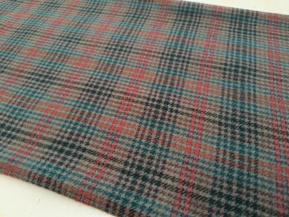 Quarter Yard Wool Off The Bolt | Multi/Plaid 100 - All About Ewe Wool Shop