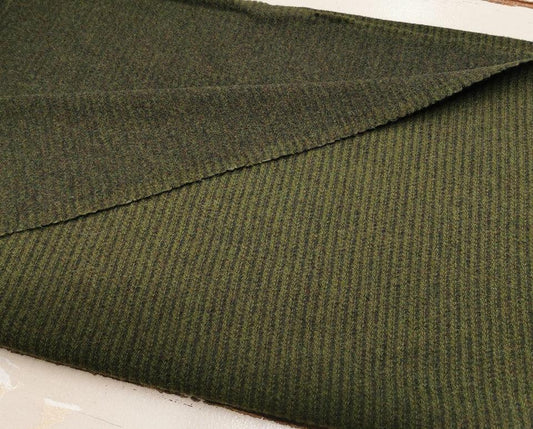 Quarter Yard Wool Off The Bolt | Reversible | Green 111 - All About Ewe Wool Shop