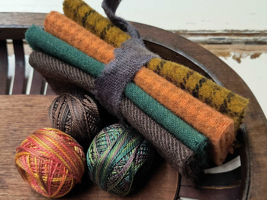 AUTUMN BUNDLE Hand Dyed Wool - All About Ewe Wool Shop