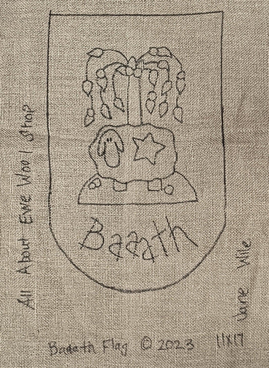 BAAATH Flag Pattern - All About Ewe Wool Shop