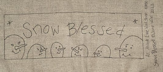 SNOW BLESSED Pattern - All About Ewe Wool Shop
