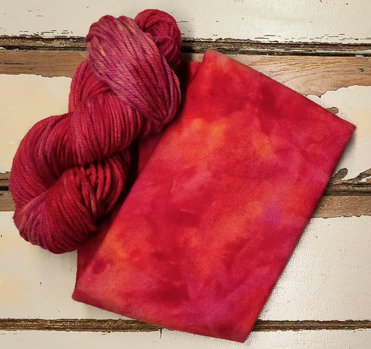 Plumeria Hand Dyed Wool Yarn