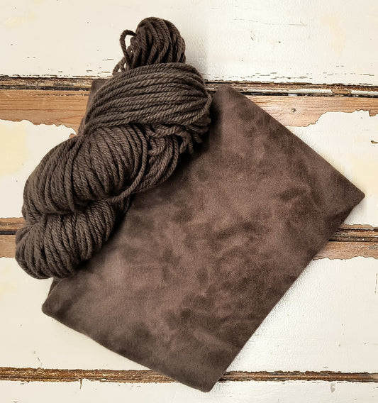 Cocoa Hand Dyed Wool Yarn