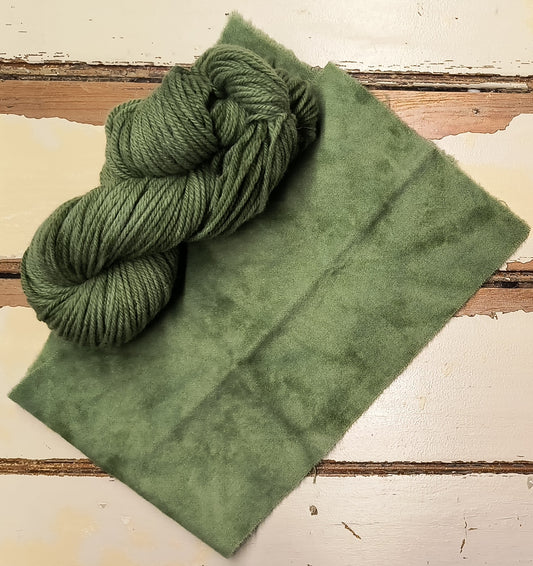 Moss 01 Hand Dyed Wool Yarn