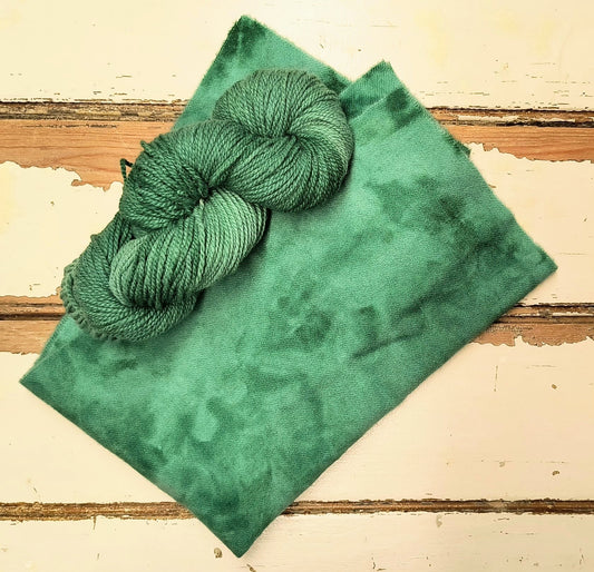 Leaf Green Hand Dyed Wool Yarn