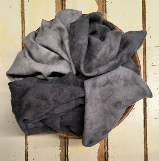 OLD SMOKE VALUES | Set of 4 Hand Dyed Wool