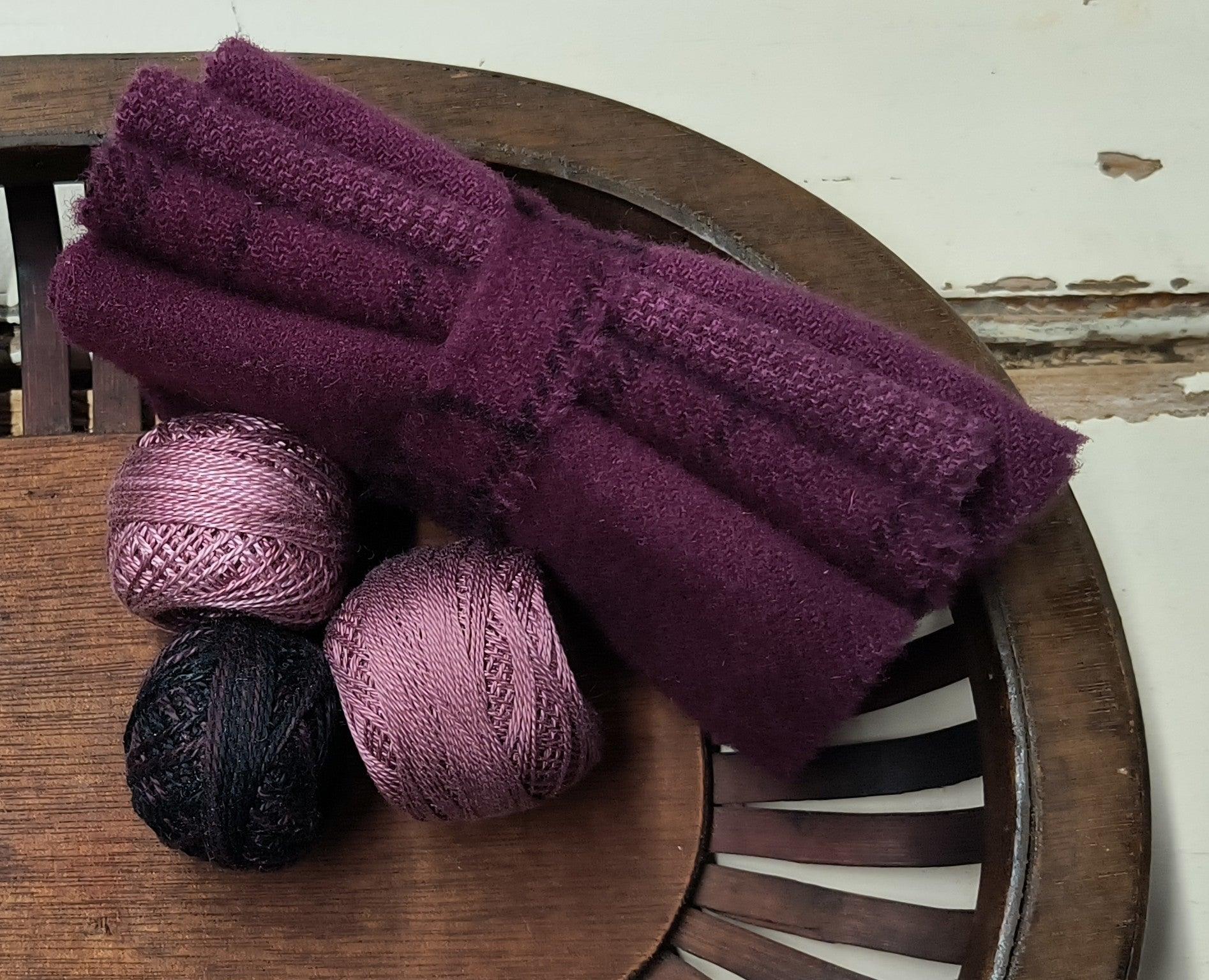 SANGRIA BUNDLE Hand Dyed Wool - All About Ewe Wool Shop