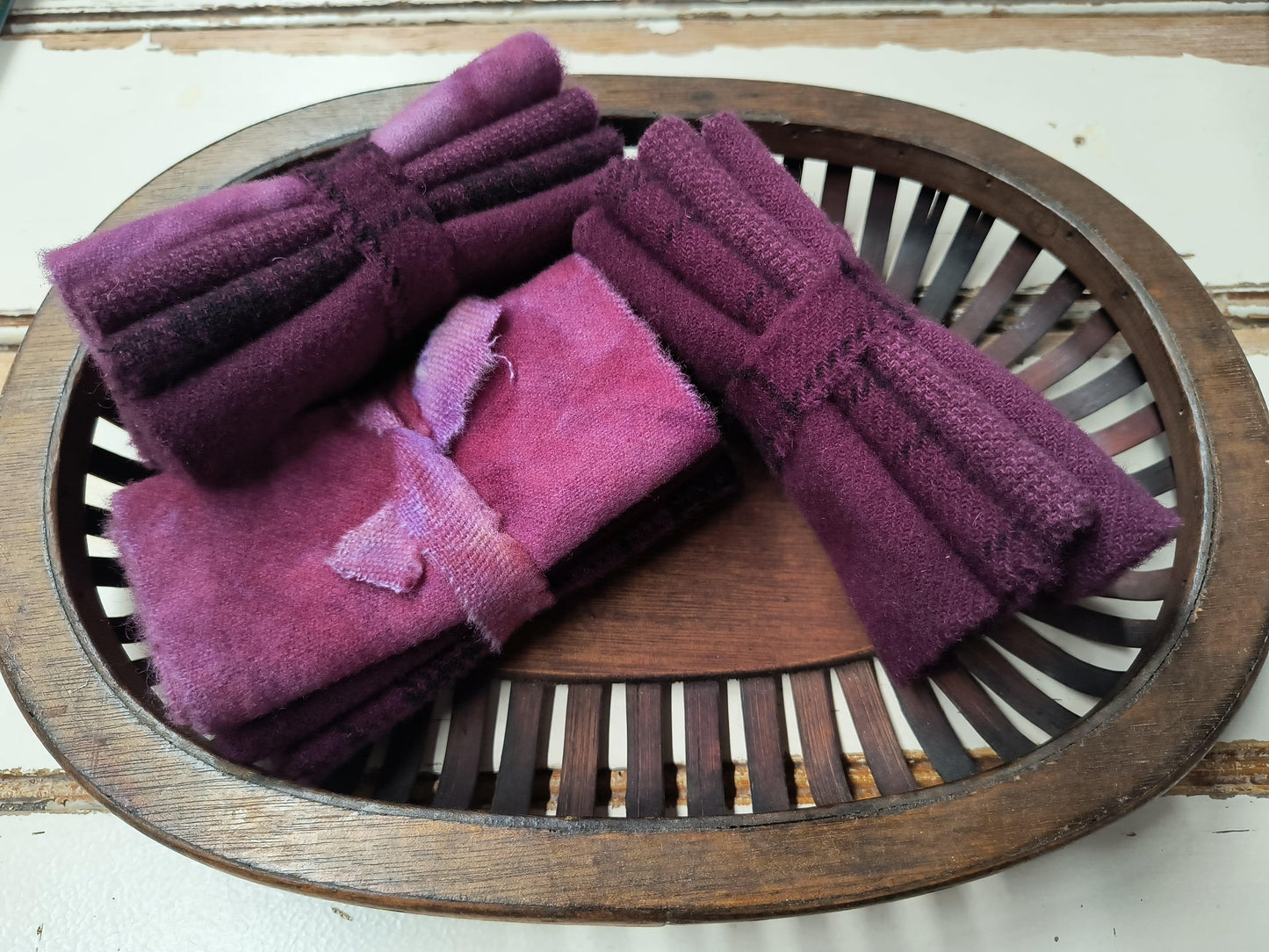 SANGRIA BUNDLE Hand Dyed Wool - All About Ewe Wool Shop