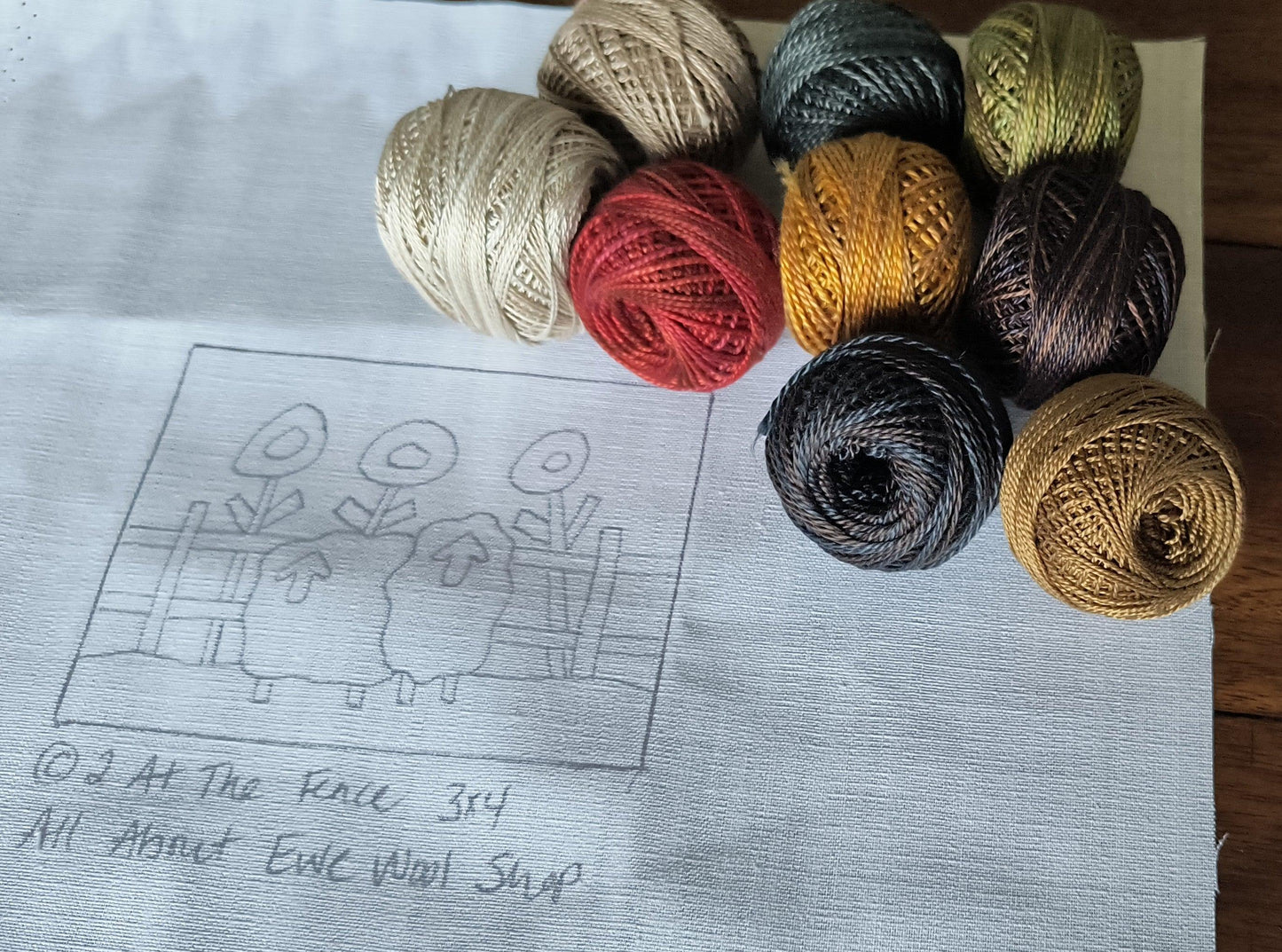 2 At The Fence Kit - All About Ewe Wool Shop