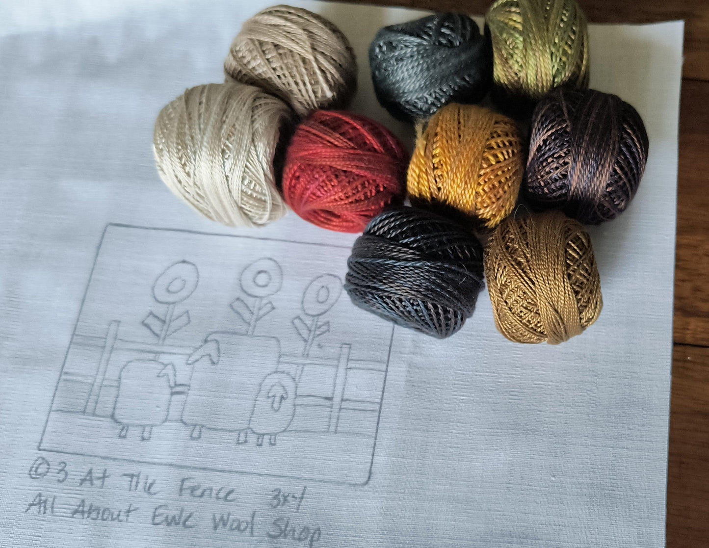 3 At The Fence Kit - All About Ewe Wool Shop