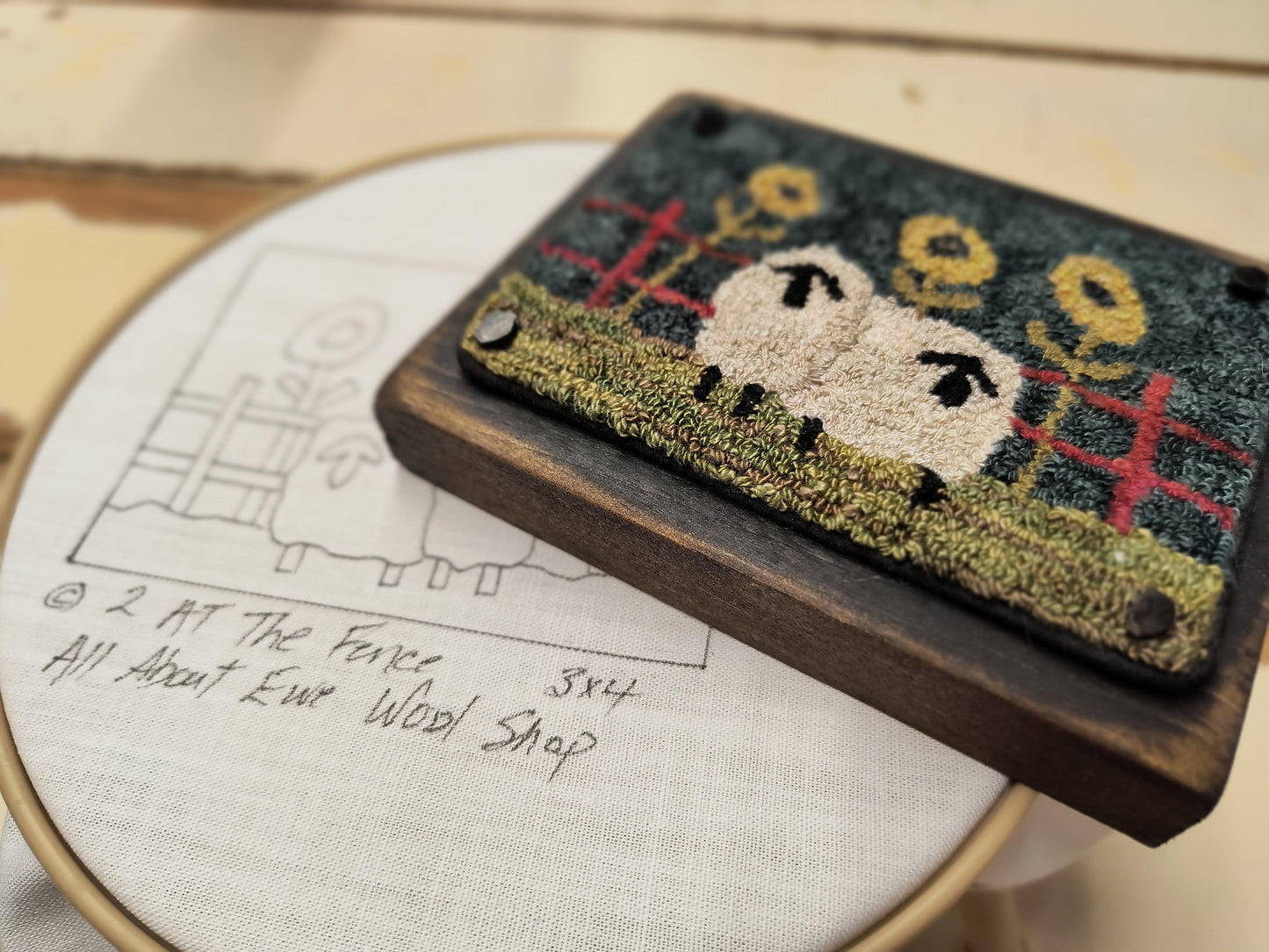 2 At The Fence Pattern - All About Ewe Wool Shop