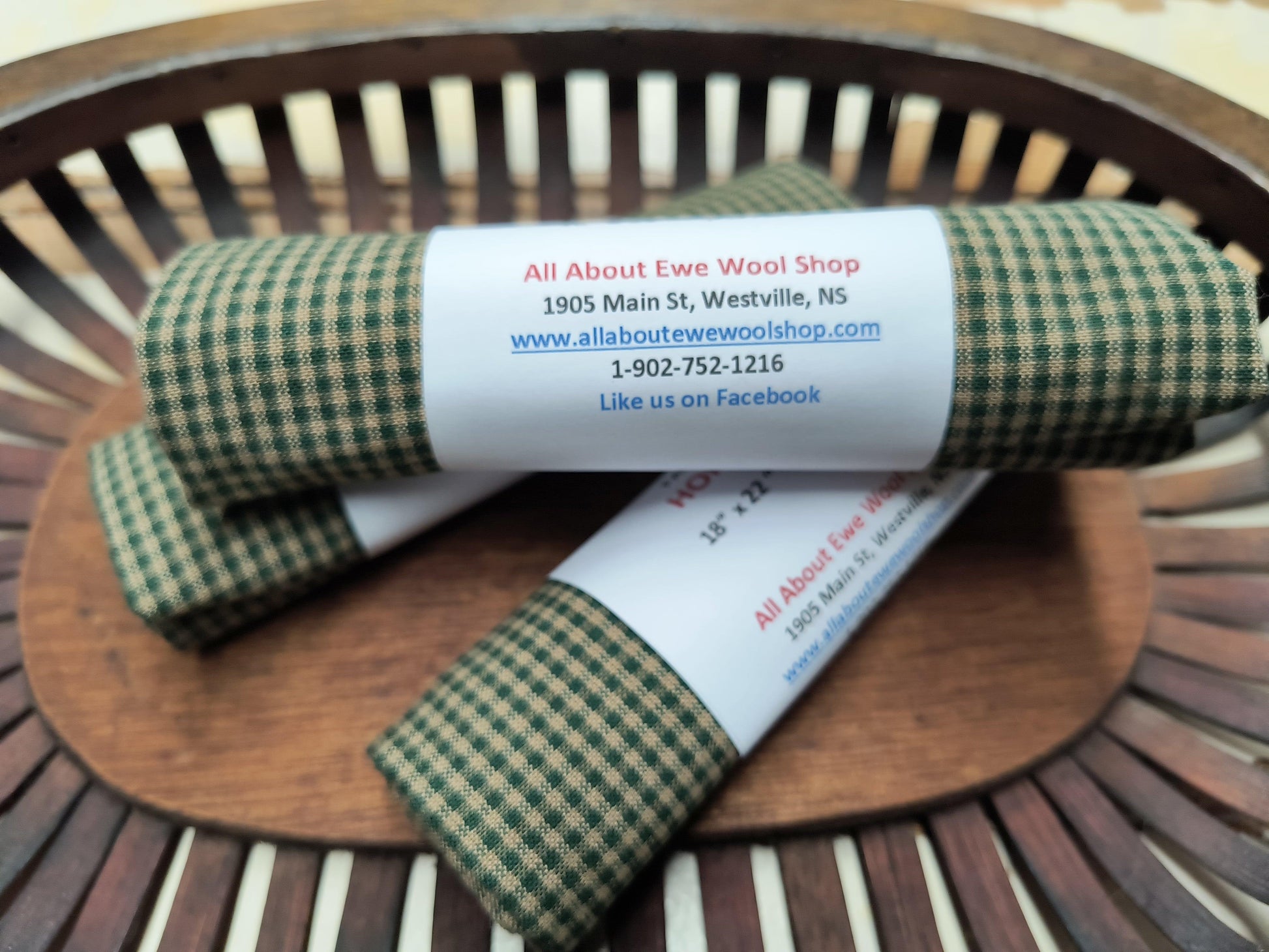 Homespun Fat Quarter - All About Ewe Wool Shop
