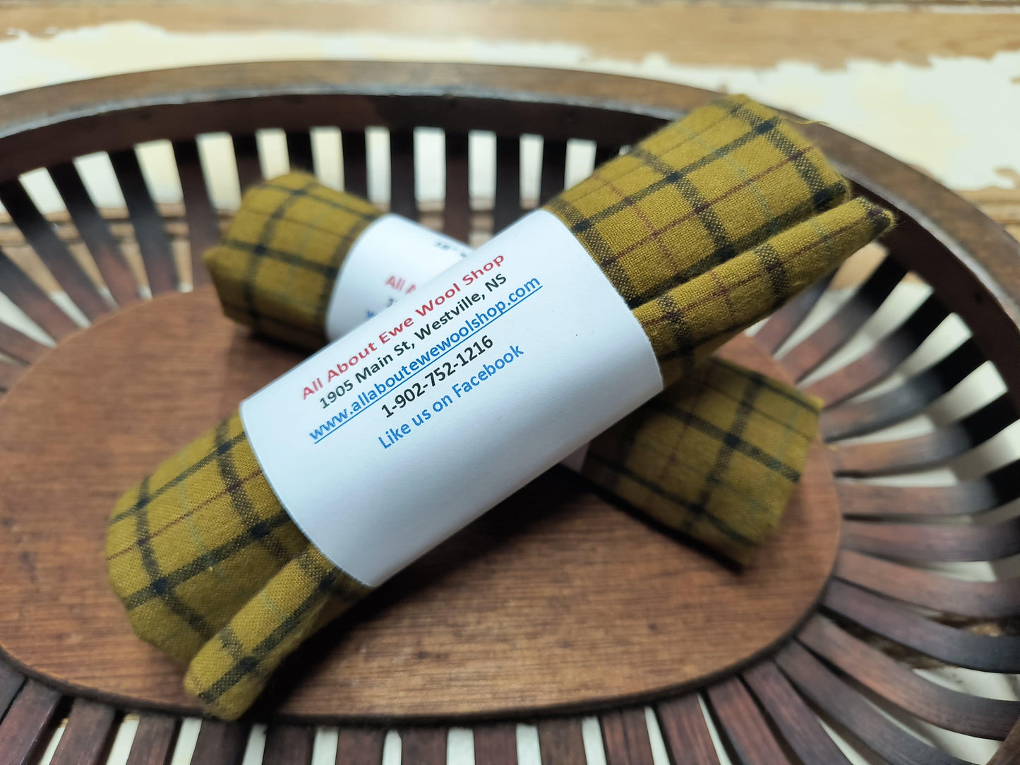 Homespun Fat Quarter - All About Ewe Wool Shop