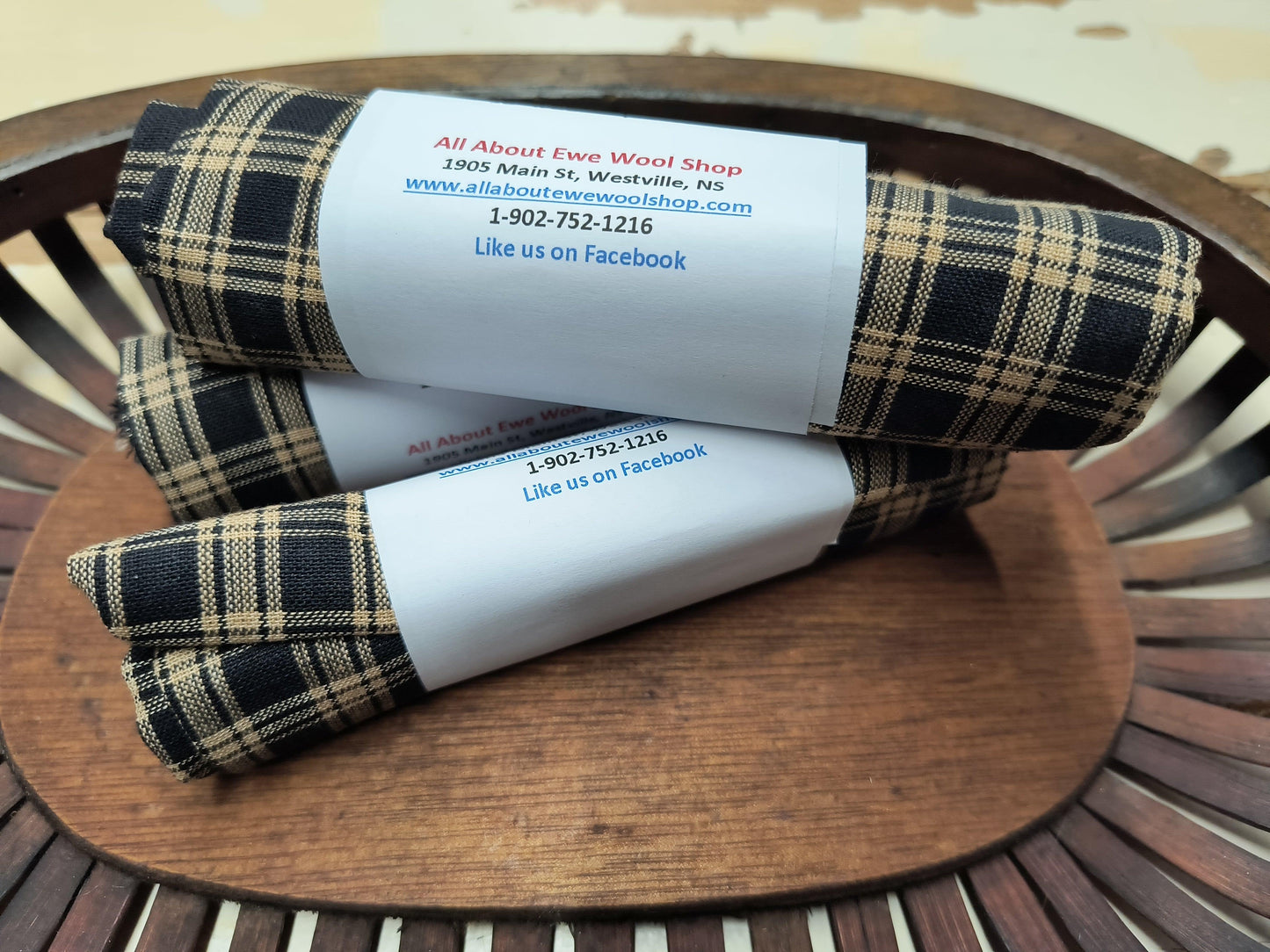 Homespun Fat Quarter - All About Ewe Wool Shop