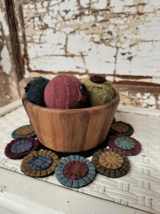 ROUND PENNY Mat Kit | Pre-Cut - All About Ewe Wool Shop