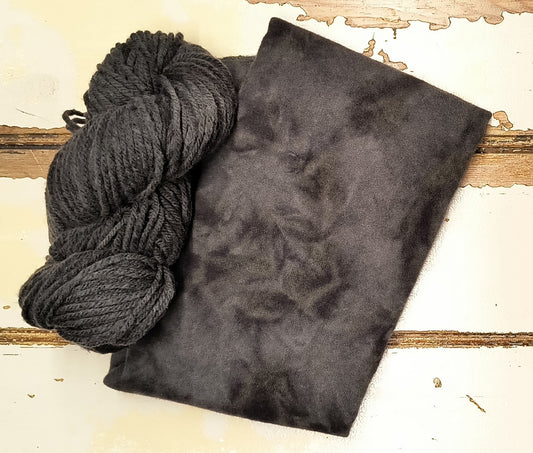 Brack Hand Dyed Wool Yarn