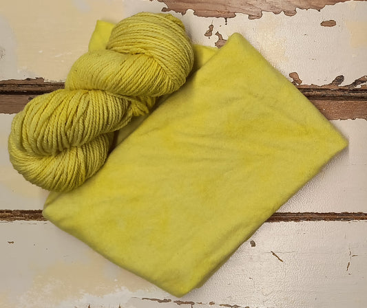 Lemon Drop Hand Dyed Wool Yarn