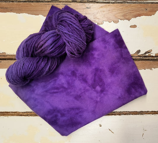 Blue Violet 01 M Hand Dyed Wool Yarn