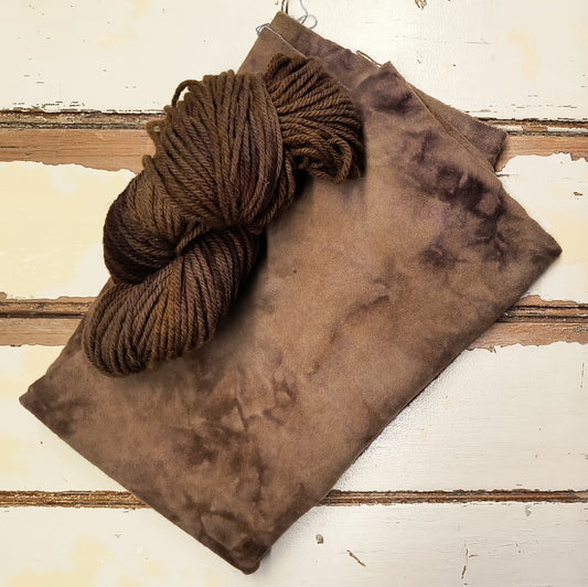 Chestnut 01 M Hand Dyed Wool Yarn