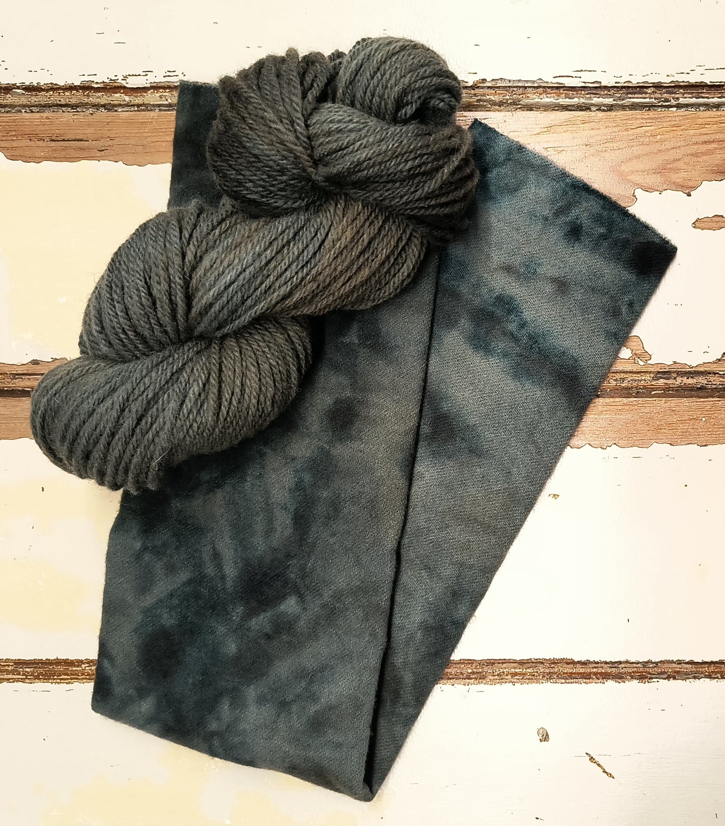 Deep Forest Hand Dyed Wool Yarn