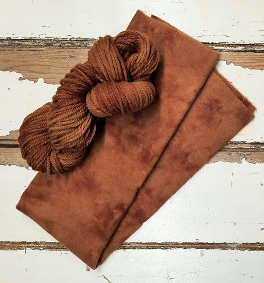 Pumpkin Pie Hand Dyed Wool Yarn