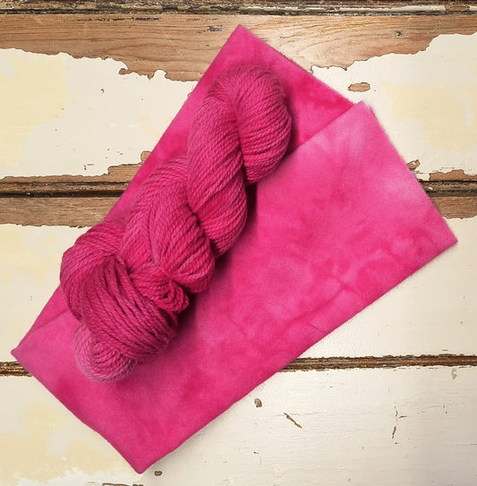 Magenta 01 M Hand Dyed Wool Yarn