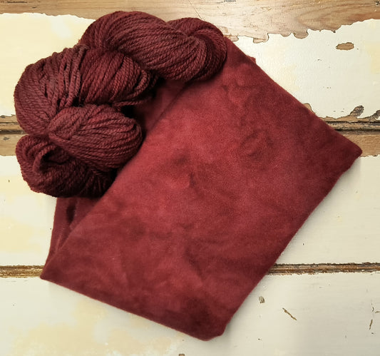 Cranberry Crush Hand Dyed Wool Yarn