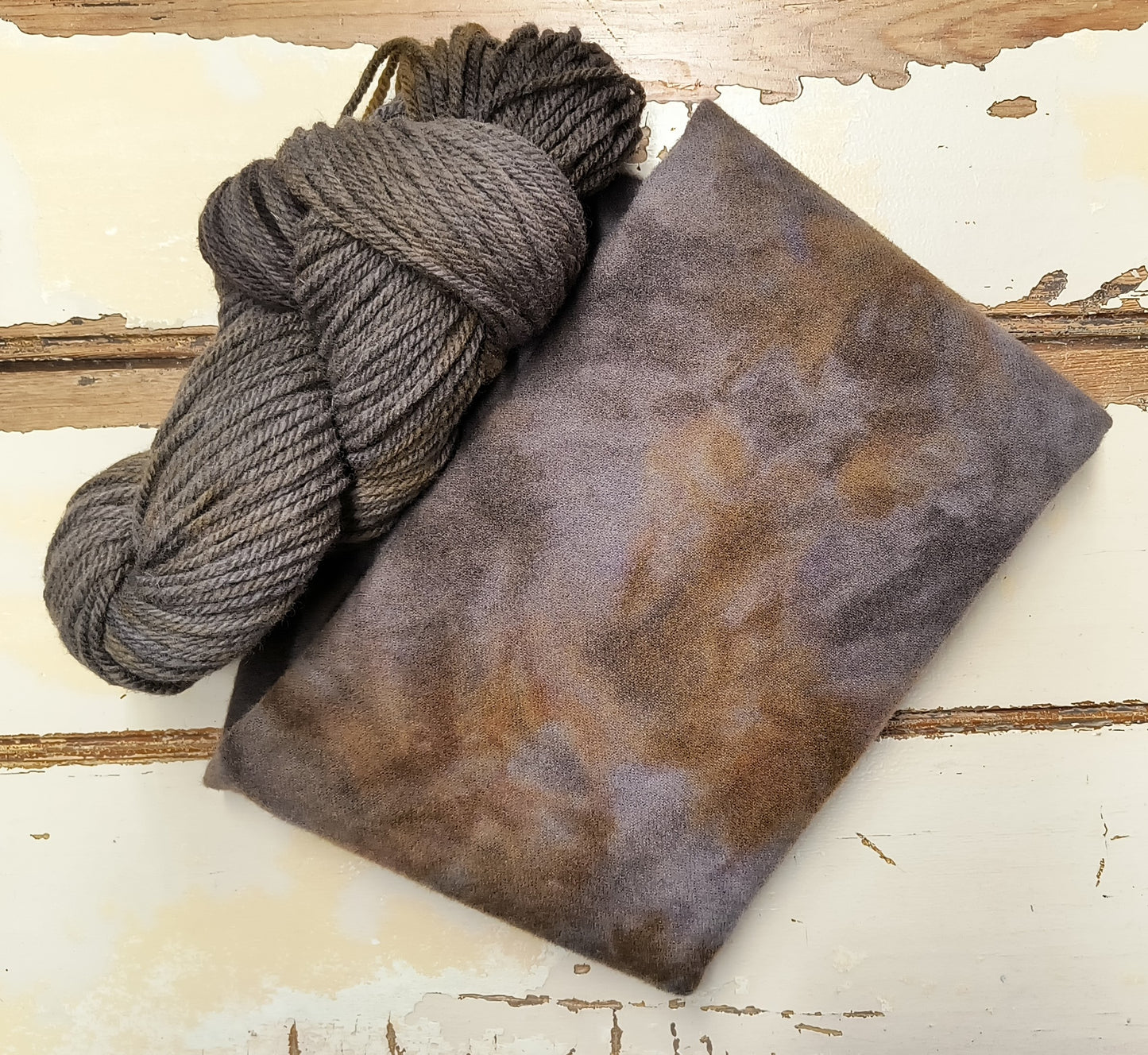 Bark Hand Dyed Wool Yarn