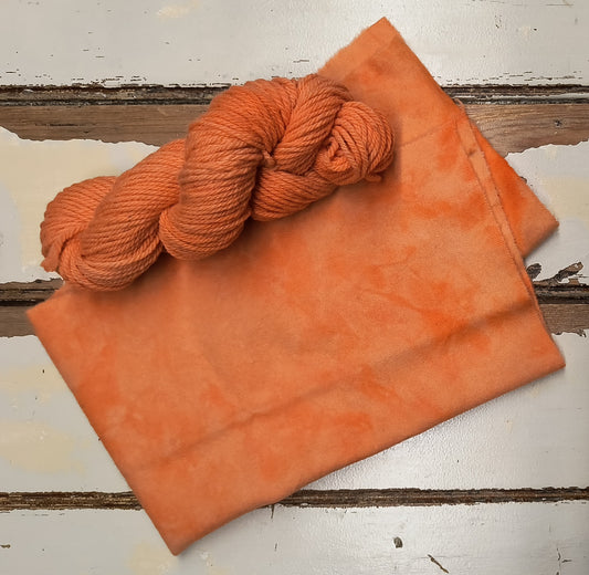 Canteloupe 01 M Hand Dyed Wool Yarn