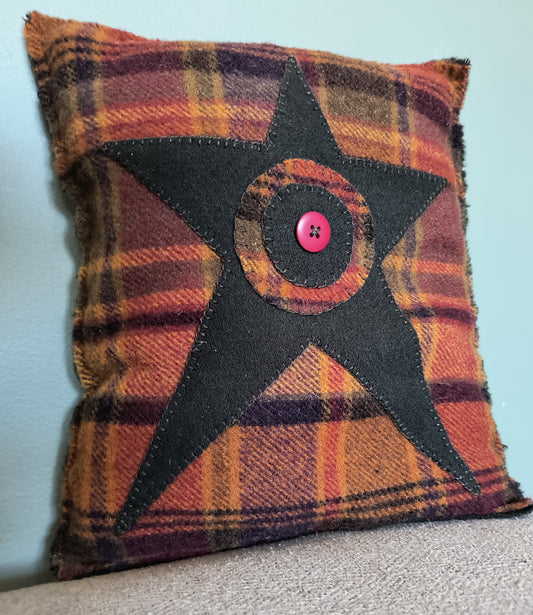 Star Pillow - Completed Piece