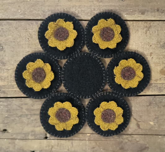 Mini Flower Mat - Completed Piece