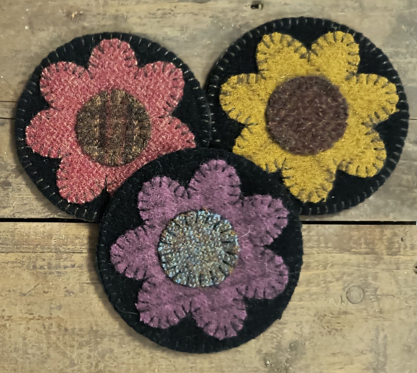 Flower Mug Mat - Completed Piece