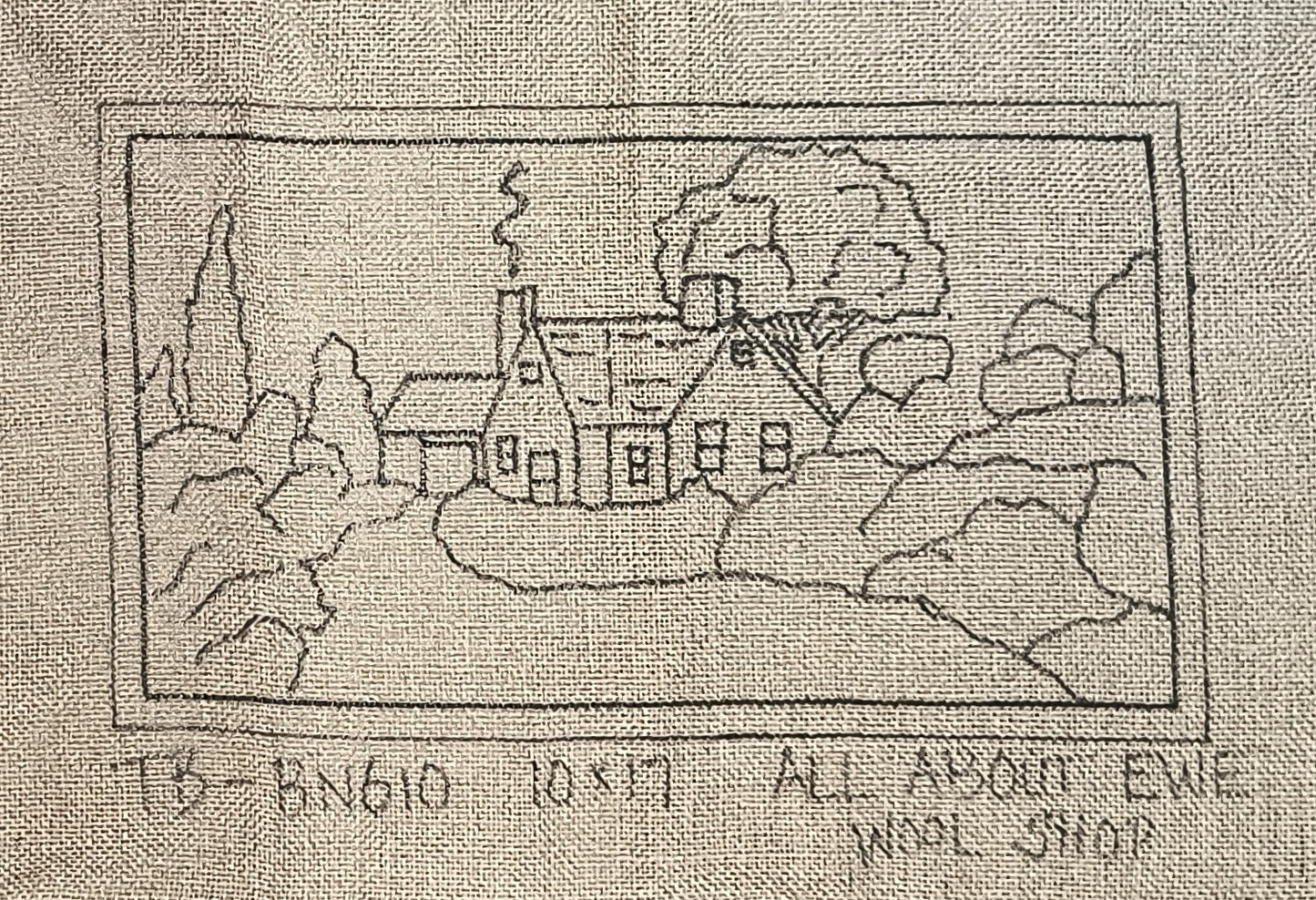 Bluenose BN610 Pattern on Linen