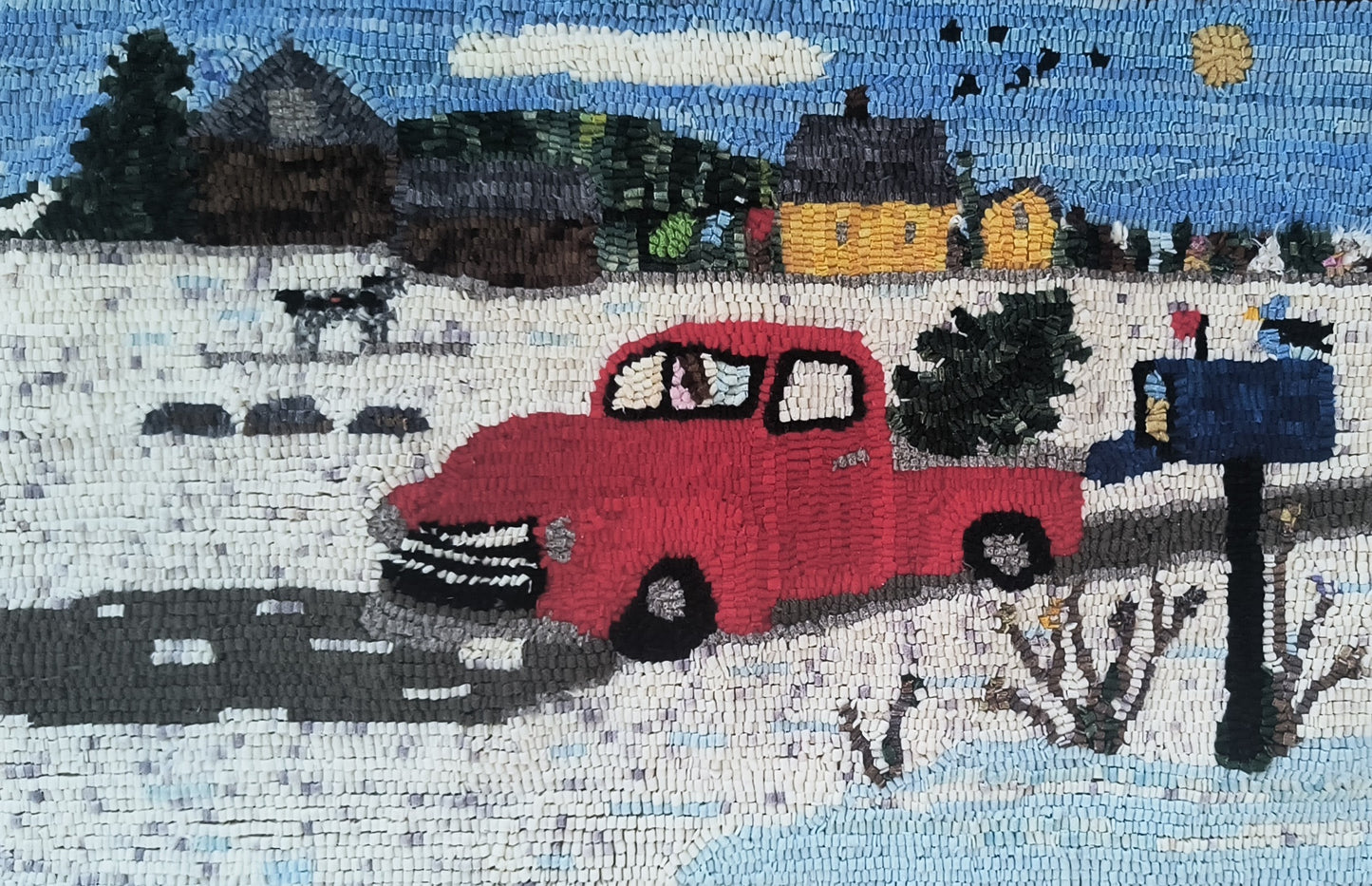 DADS OLD TRUCK Pattern on Linen