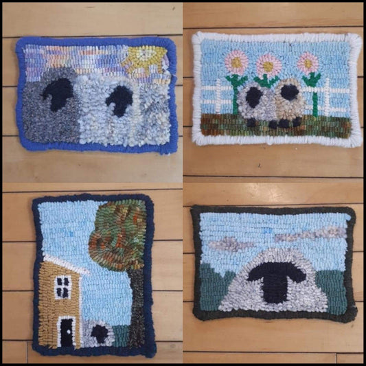 SHEEP Postcards Pattern - All About Ewe Wool Shop